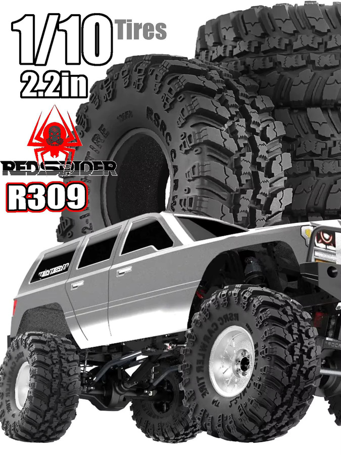 RS Crawler Reifen, Gummireifen, 2,2" - Bild 5