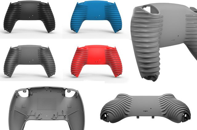 PS5 Grip Shell Backcase mit Air Flow in Weiß für deine PlayStation 5 - Bild 1