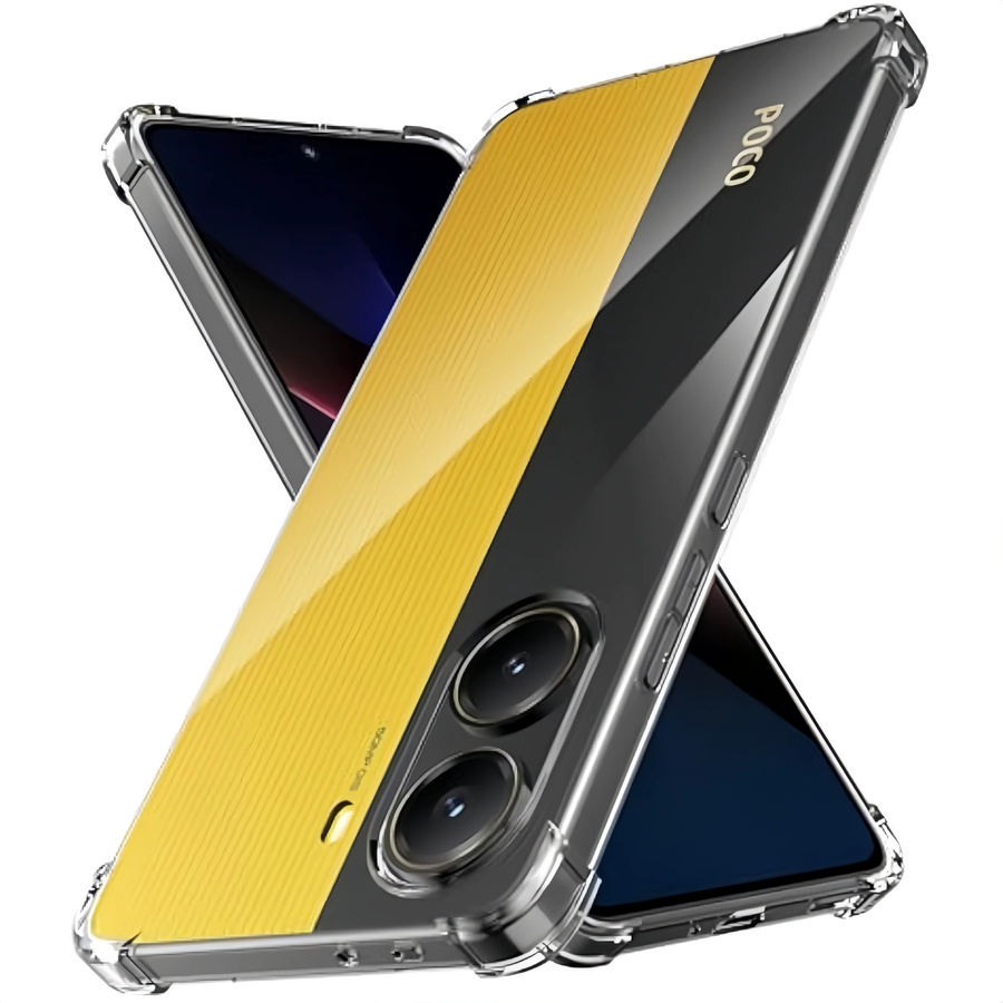 Xiaomi Transparente TPU-Hülle für POCO X7 Pro und POCO X7, stoßfest und vergilbungsfrei - Bild 2