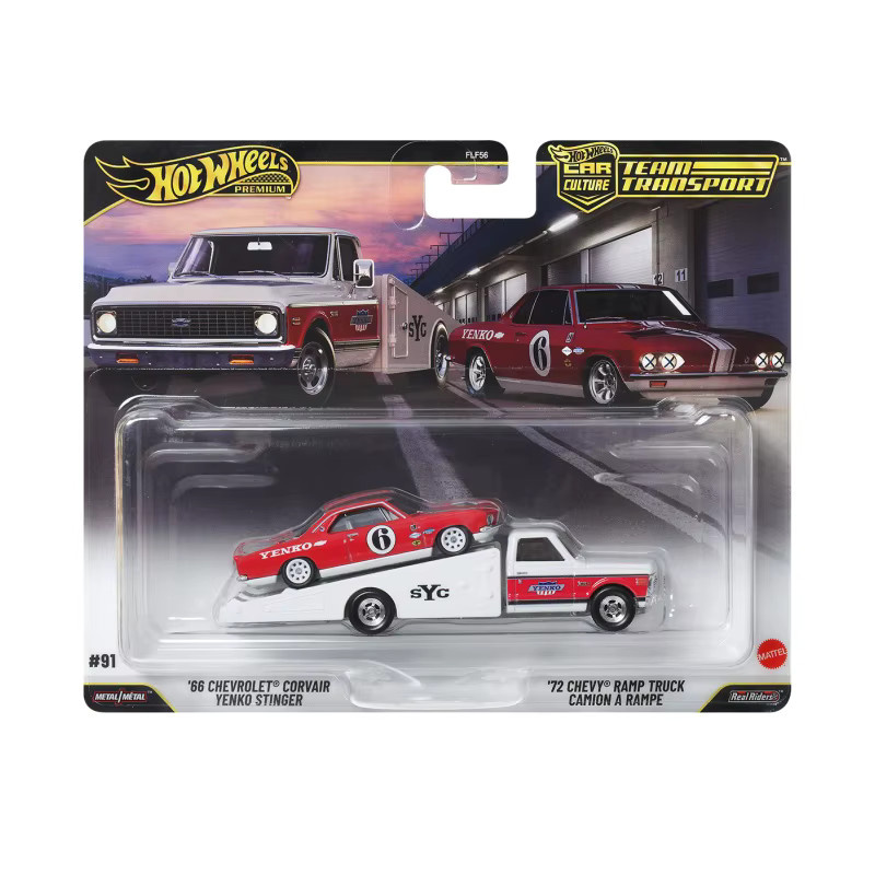 Hot Wheels Premium Car Culture Team Transport Ford Benz Honda Civic Type R, Automodell-Kollektion - Bild 1
