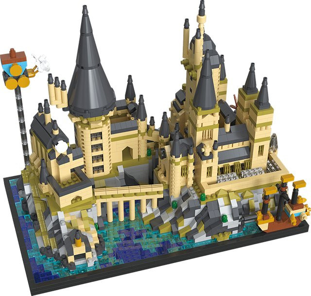 HUATEC Hogwarts Schloss, Mikro-Bausteine Modell, Fantasy - Bild 1