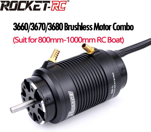 ROCKET-RC Brushless Motor mit Water Cooling Jacket für RC Boat - Bild 1