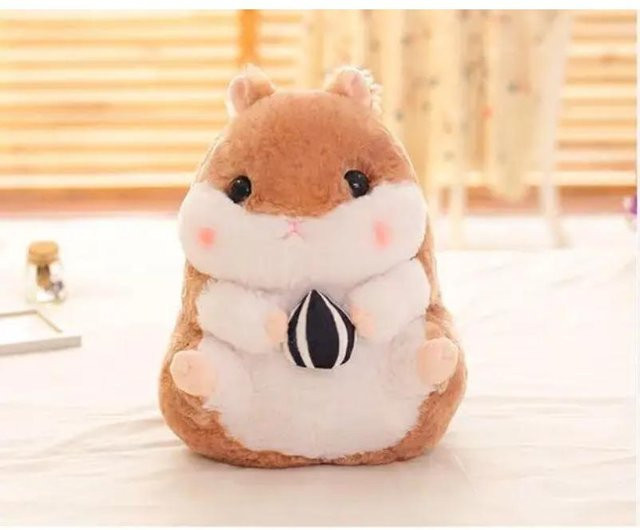 Kidsly Hamster Stofftierpuppen, Plüschspielzeug, braun, ab 0 Jahre - Bild 1