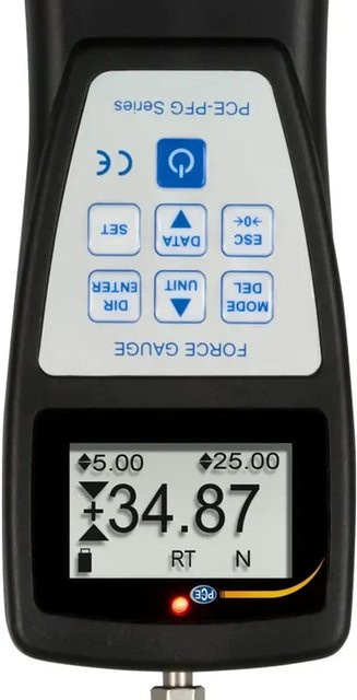PCE Instruments Durometer PFG 20 Härteprüfgerät und Kraftmessgerät in Schwarz - Bild 2