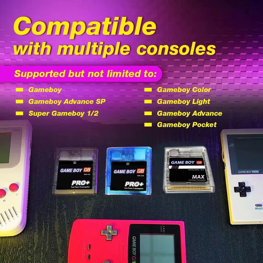 Multi-Spielkassette Ever Cartdrive für Gameboy Color und Game Boy mit 8G-Speicherkarte - Bild 3