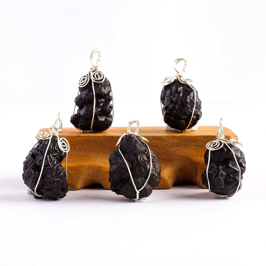 Anhänger Diamant, Schwarz, Silber, Unisex - Bild 3