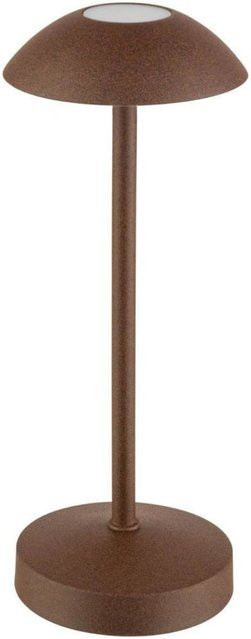 APS Akkutischleuchte ALVA LED dimmbar mit Fernbedienung, rostbraun, Durchmesser: 7,5 cm, Höhe: 20,5 cm - Bild 1