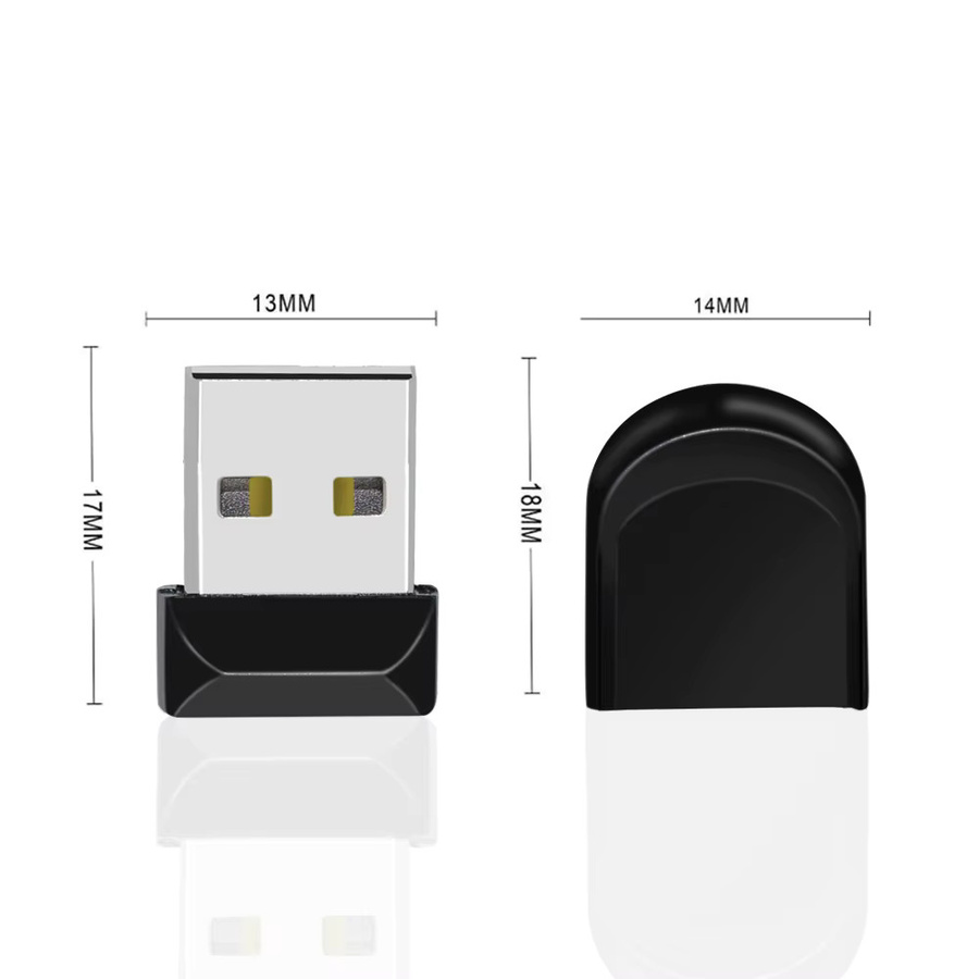 Oeny Mini-USB-Stick USB 2.0 Pendrive in Schwarz - Bild 3