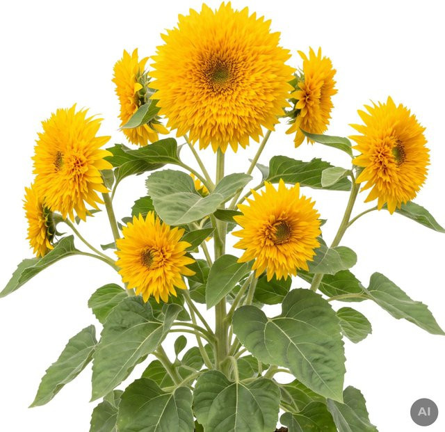 LaCaTho Sonnenblume Sonnengold Helianthus Annuus Blumensamen, 20 Samen, Gelb - Bild 1