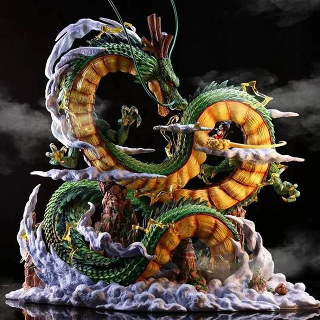 Yiran toy 1 Dragon Ball Shenron und Goku Figuren Set aus PVC 24cm - Bild 1