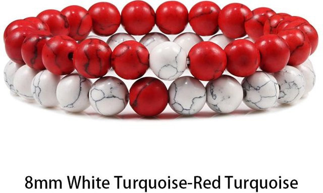 SunFlowers Story Armband-Set, Perle, Lavastein, Tigerauge, Schwarz, Weiß, Unisex - Bild 1