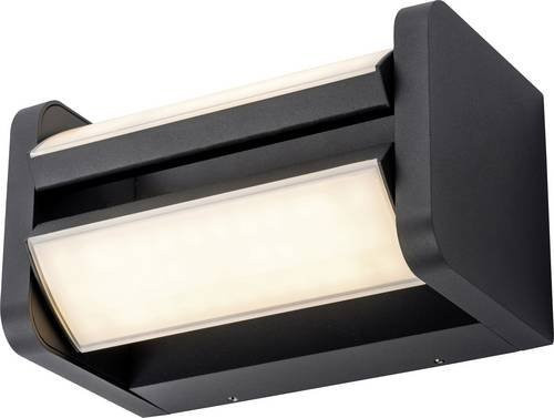 Mlight 81-4094 LED-Außenwandleuchte Schwarz, 12W, IP54, 3000K, integriertes LED-Licht - Bild 1
