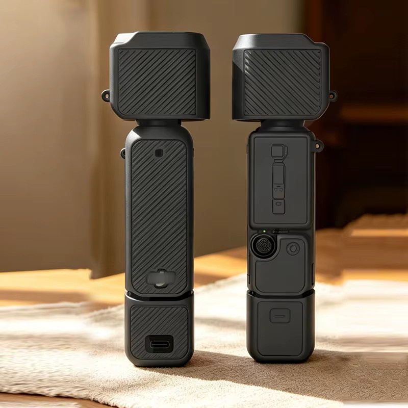 DIXSG Silikon-Ganzkörper-Schutzhülle-Set für DJI Osmo Pocket 4 in Bunt mit Objektivkappe - Bild 2