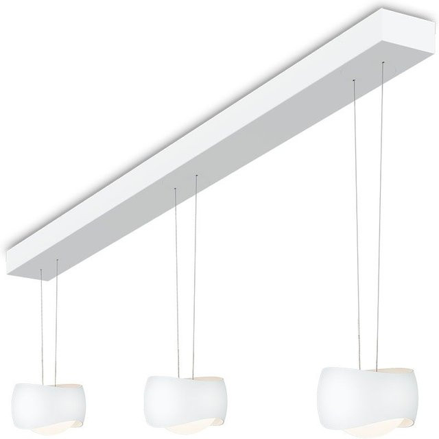 Oligo Curved Slack-Line LED-Pendelleuchte 3-flammig in Weiß matt mit Tunable White (2200K - 5000K) und Casambi-Steuerung - Bild 1