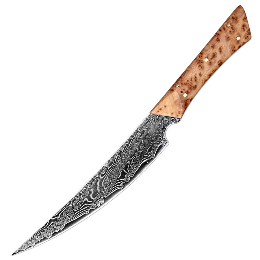 Xituo Japanisches Damaststahl Allzweckmesser als Schälmesser mit Pakkaholz-Griff und Volltang-Konstruktion - Bild 3