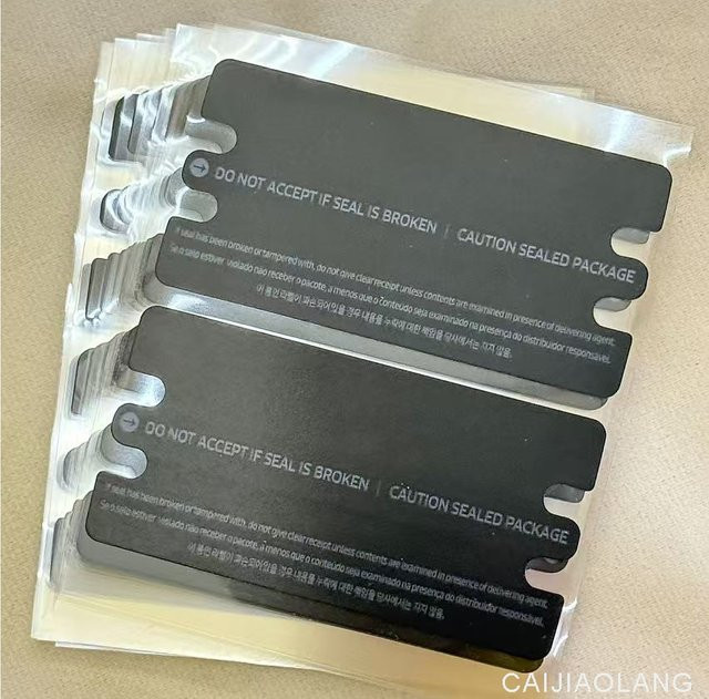100 Stück Pfeil Marker Anzeige Aufkleber in Weiß für Galaxy S23, S23 Plus und S23 Ultra Box Label Dichtung Film - Bild 1