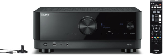 Yamaha RX-V4A AV-Receiver in Schwarz mit HDMI, Bluetooth und USB - Bild 1