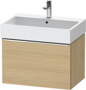 Duravit Waschtischunterschrank D-Neo, wandhängend, Weiß, B: 68,4 cm, T: 44,2 cm, H: 44,0 cm - Bild 1