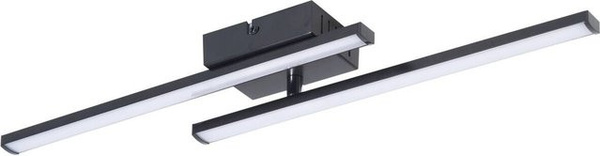 Pocoline LED-Deckenleuchte Cleo II in Schwarz aus Kunststoff, B/H/T: 7 x 50 x 5,6 cm