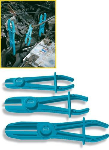 Hazet Abklemmzange 4590-1 mit Kunststoffgriff in Blau, Länge: 150 mm - Bild 1