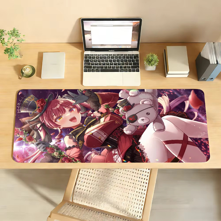 Houshou Marine VTuber Mauspad rutschfeste Gamer-Computermatte in Multicolour - Bild 3