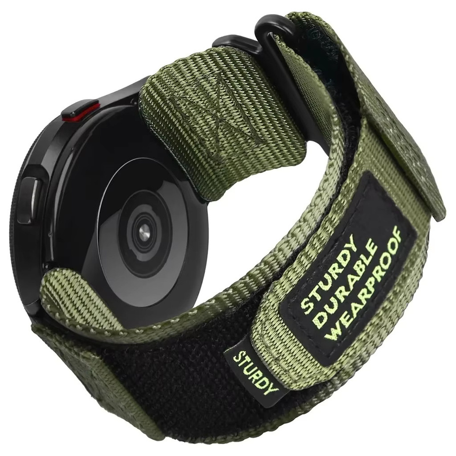 CAOWTAN Uhrenarmband Nylon, Schwarz, Unisex - Bild 2