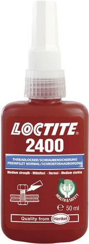 Loctite Schraubensicherung 2400 mit mittlerer Festigkeit in Rot, 50 ml - Bild 1