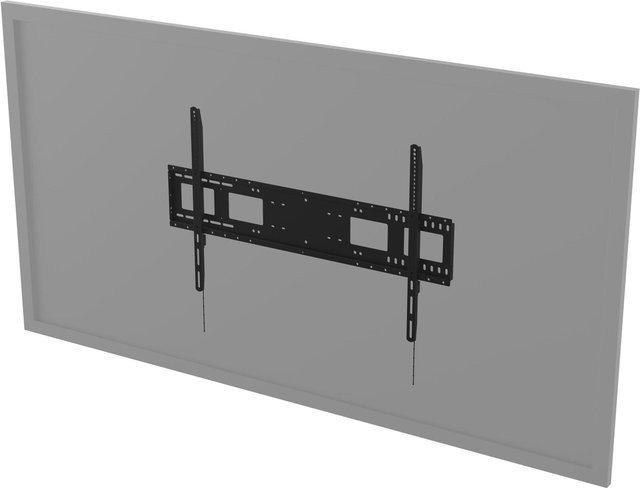 Vision VFM-W10X6 Heavy Duty Wandhalterung für Media Player und LCD-Displays aus kaltgewalztem Stahl, Schwarz, für Bildschirmgrößen von 140-213 cm (55-90 Zoll), VESA 600x400 mm - Bild 1