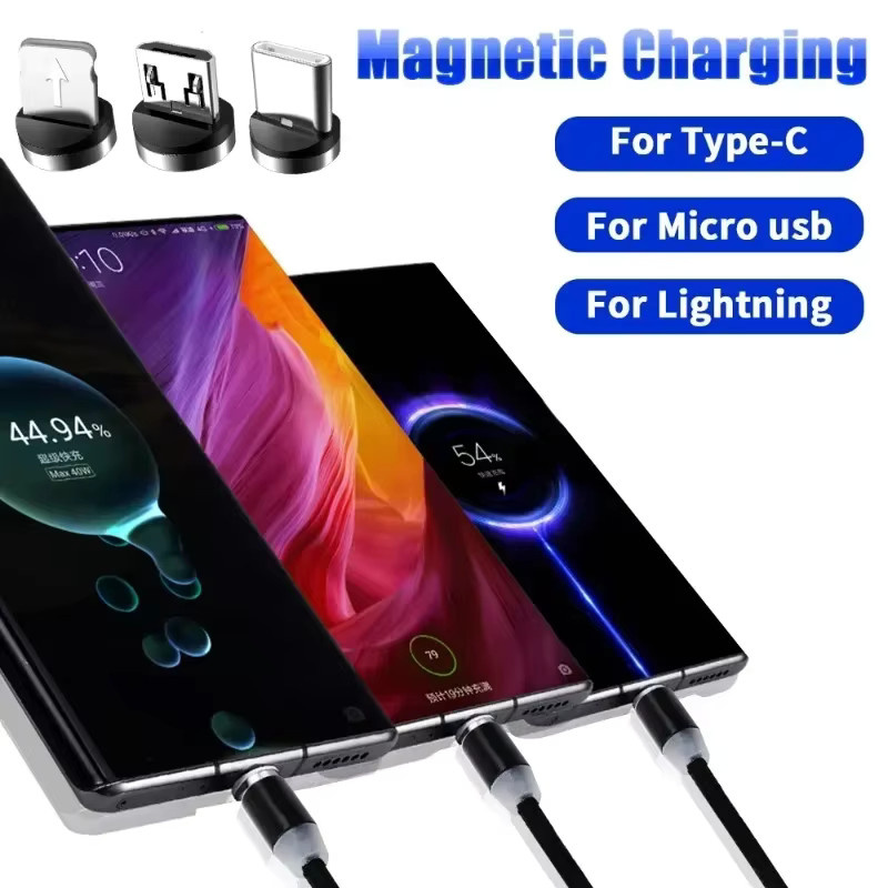 BAPPSUS Magnetisches Ladekabel für USB-C und Micro-USB in Schwarz mit Schnellladefunktion und Datenübertragung - Bild 6