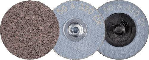 PFERD Schleifblatt CDR 50A 120 CK, Körnung 120, Durchmesser: 50 mm, Grau, 100 Stück - Bild 1