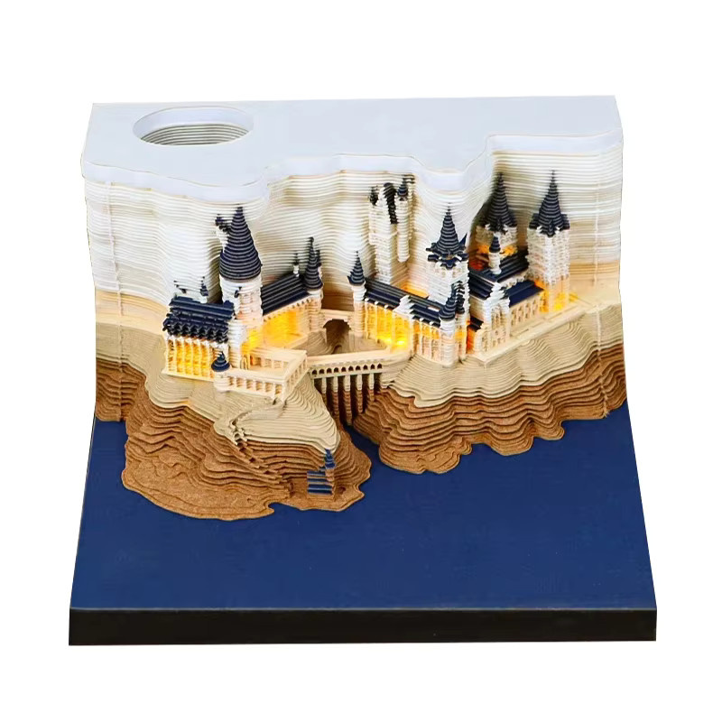 Omoshiroi Magic Castle 3D-Notizblock 2026 mit Weekly-Layout in Multicolour - Bild 6