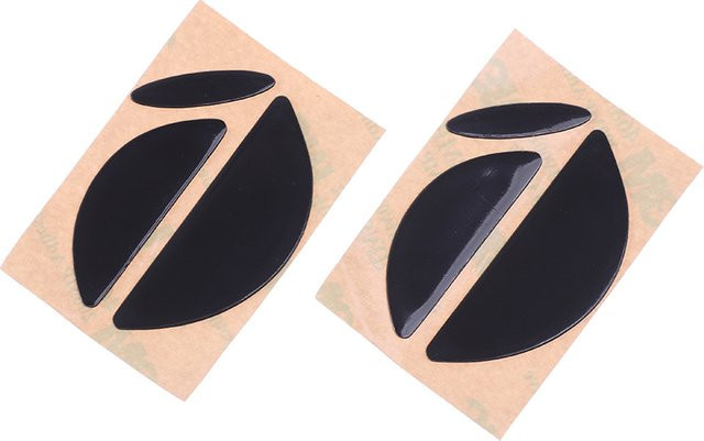 KOQZM Mausfüße in Schwarz, 2 Sätze Mäuseschlittschuhe für MX518, G400 und G400s - Bild 1