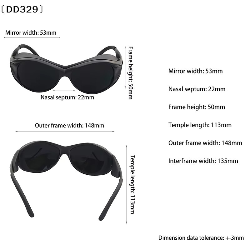JETTING Schutzbrille mit rotem LED-Infrarotlicht, UV-blockierend - Bild 6