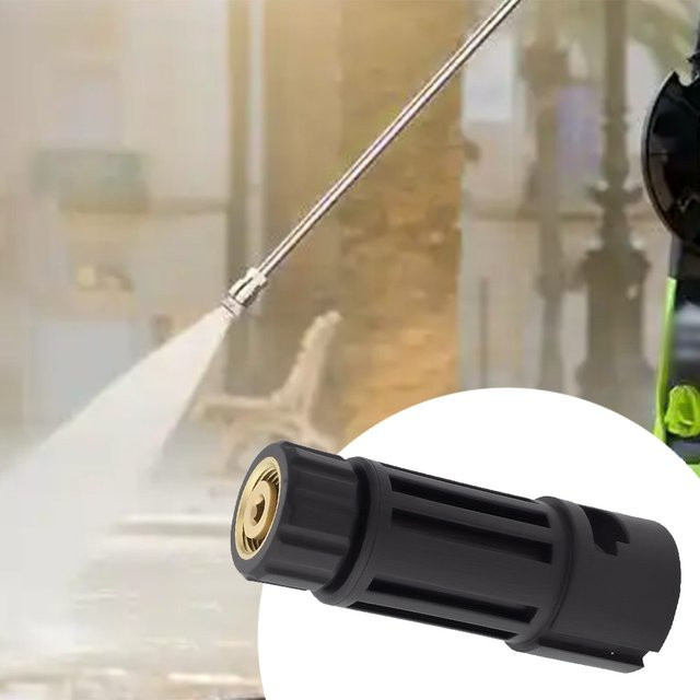 VIBRATITE Schnellanschluss-Adapter mit Innengewinde für Hochdruckreiniger-Teile und Rohrreinigungsschläuche in Schwarz - Bild 1