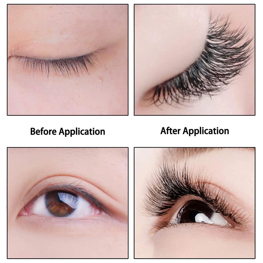 DeceMars Wimpernverlängerung 6D-W-Form, 12 Reihen - Bild 3