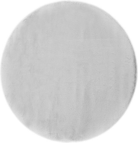 Runder Teppich Loano von LUXORLIVING in Grau, Durchmesser: 80 cm - Bild 1