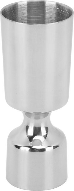 CosyHome Cocktail Jigger aus 304 Edelstahl im japanischen Stil mit aufgedruckter Skala, Farbe: Weiß/Silber - Bild 1