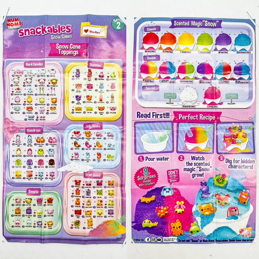 NumNoms Snackables Schnee-Eis Magischer Duft Überraschung Set himmelblaue - Bild 2