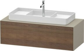 Duravit Waschtischunterschrank White Tulip in White, B/T/H: 130 x 55 x 40,8 cm - Bild 1