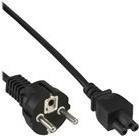 InLine Netzkabel für Notebook 40er Bulk-Pack, 3-pol Kupplung, schwarz, Länge: 1,8 m - Bild 1