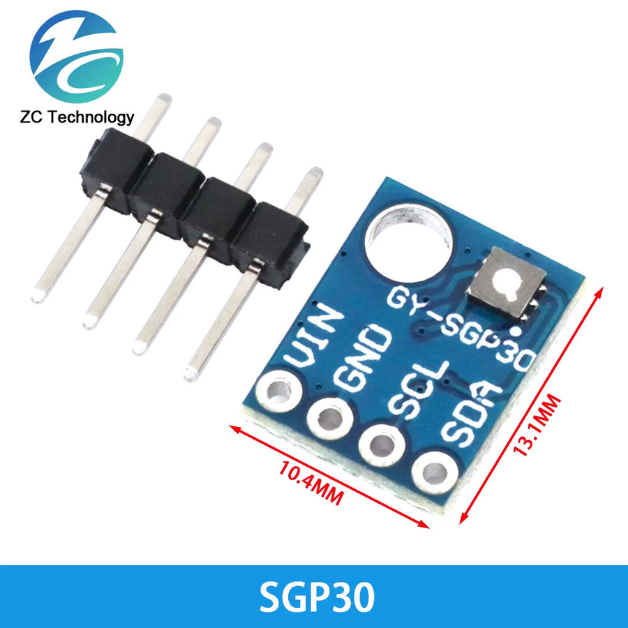 SGP30 SGP40 SGP41 Multi-Pixel Gasdetektor für Arduino zur Messung von TVOC, eCO2 und Formaldehyd mit 5V - Bild 2