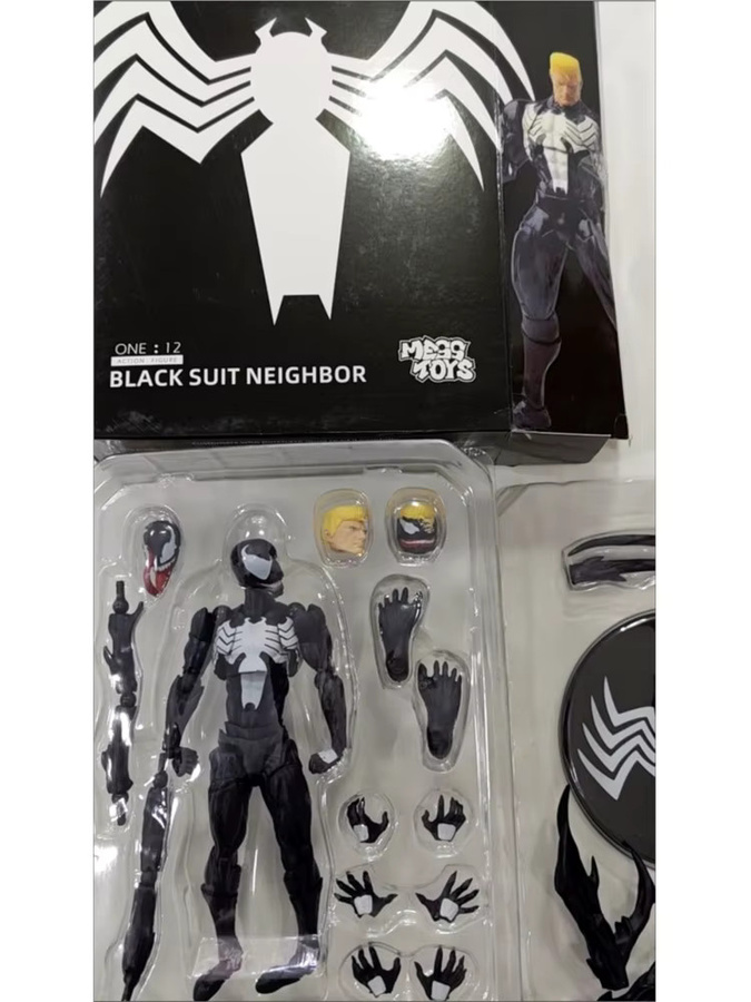 Mess Toys Spider-Man Symbiote, Actionfigur, Schwarz - Bild 5
