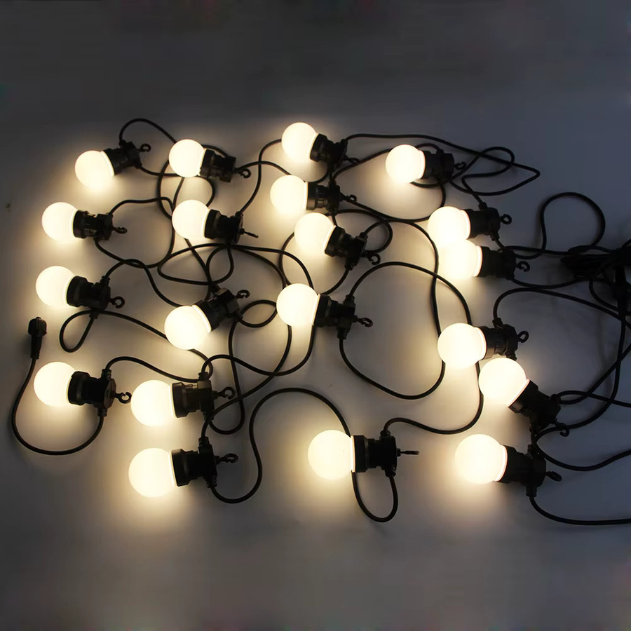 Topdii LED Globus Ball Lichterkette für Garten und Party mit Kugelleuchten - Bild 3
