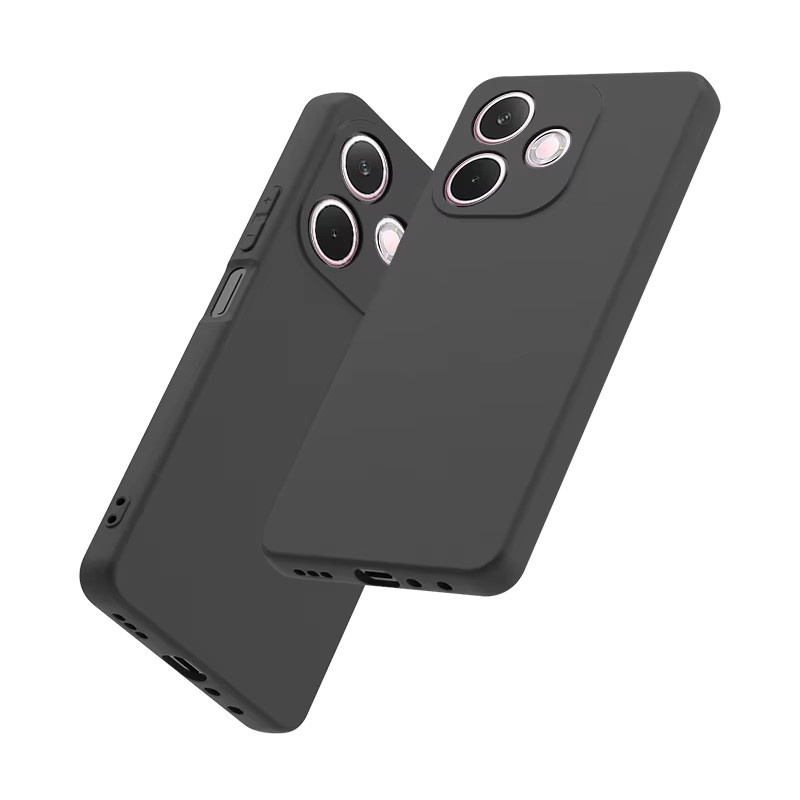Schutzhülle für OPPO Reno 13F und Realme 14 Pro Plus 5G Neo7 C75, Weiche TPU Handyhülle in Schwarz Matt - Bild 4