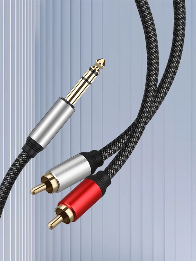 ALLOET Stereo-Splitterkabel von 6,35-mm-TRS-Stecker auf Dual-RCA-Stecker - Bild 6