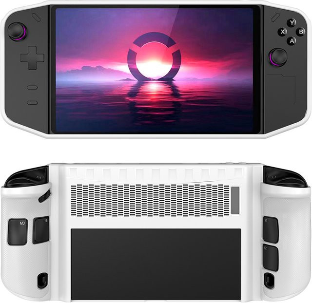 VODOOL TPU-Hülle für Legion GO in Schwarz mit integriertem Ständer, stoßfeste und rutschfeste Schutzhülle - Bild 1