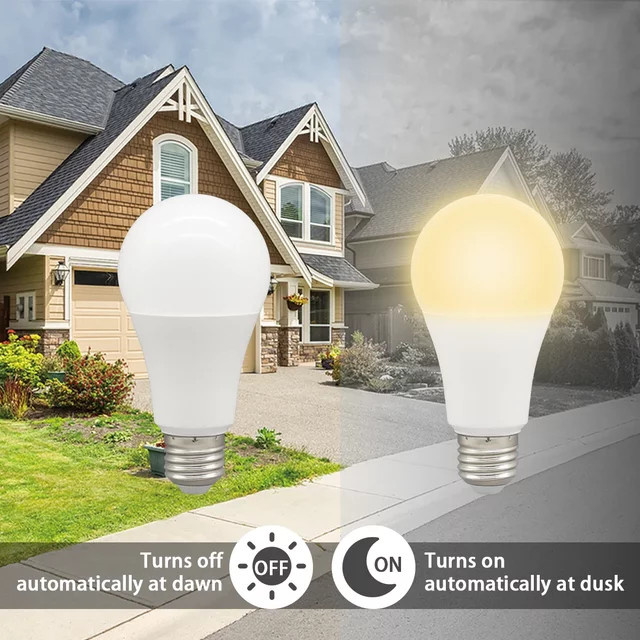 Gatetop LED-Leuchtmittel mit Dämmerungssensor 10W E27 - Bild 1