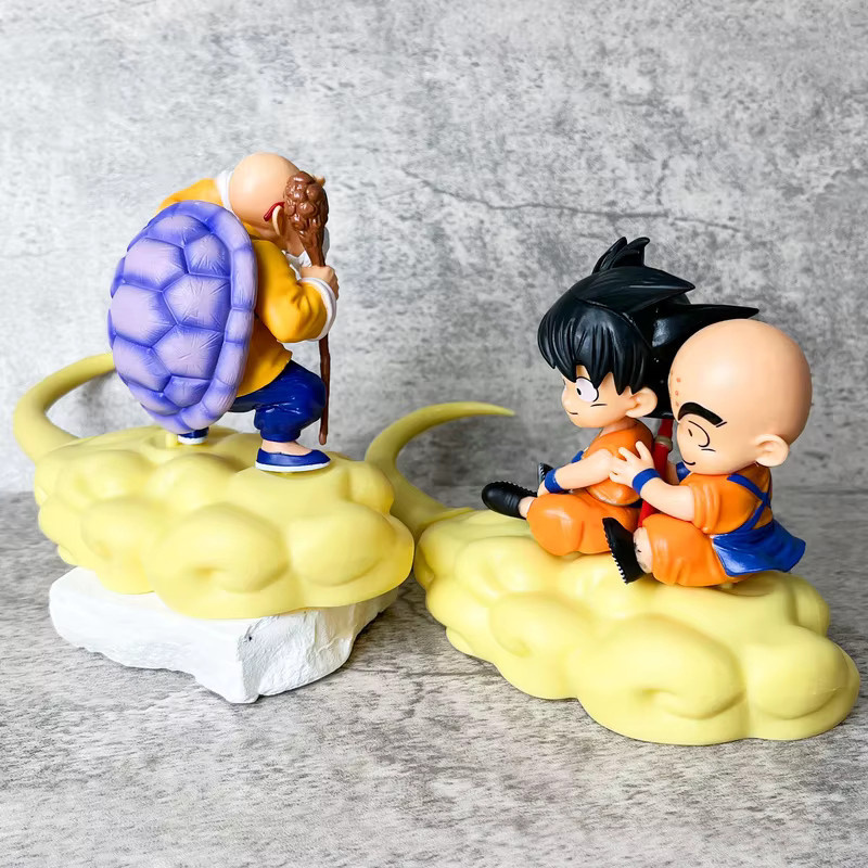 Bandai Dragon Ball Z Figurenset Son Goku Krillin Meister Roshi, Actionfiguren - Bild 2
