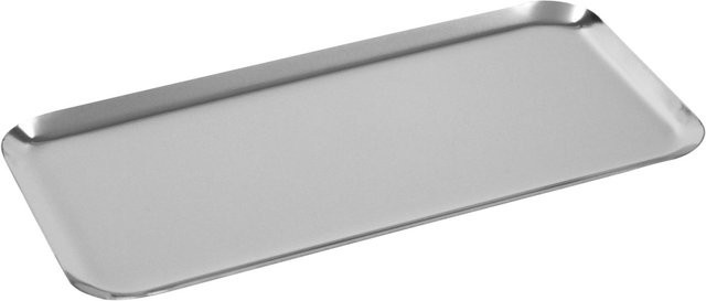 Schneider Auslagetablett aus Edelstahl, rechteckig, Silber, L: 28 cm, B: 14 cm, H: 1 cm - Bild 1