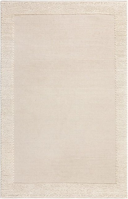 Flair Rugs Wollteppich Bobble Border in Elfenbein, B/T: 80 x 150 cm - Bild 1